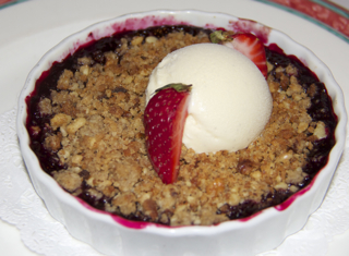 Blackberry Crisp