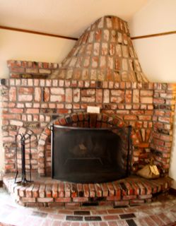 unique fireplace