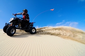 ATV on the sand