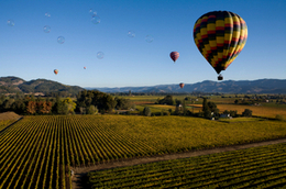 hot air ballooning Napa Valley